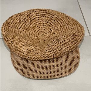 Zara Brown Woven Hat